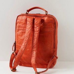 Free People leather backpack